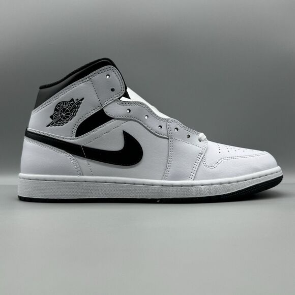 Nike Air Jordan 1 Mid Shoes Men's Size 11 White Black DQ8426-132 NEW Panda Retro - Picture 1 of 11